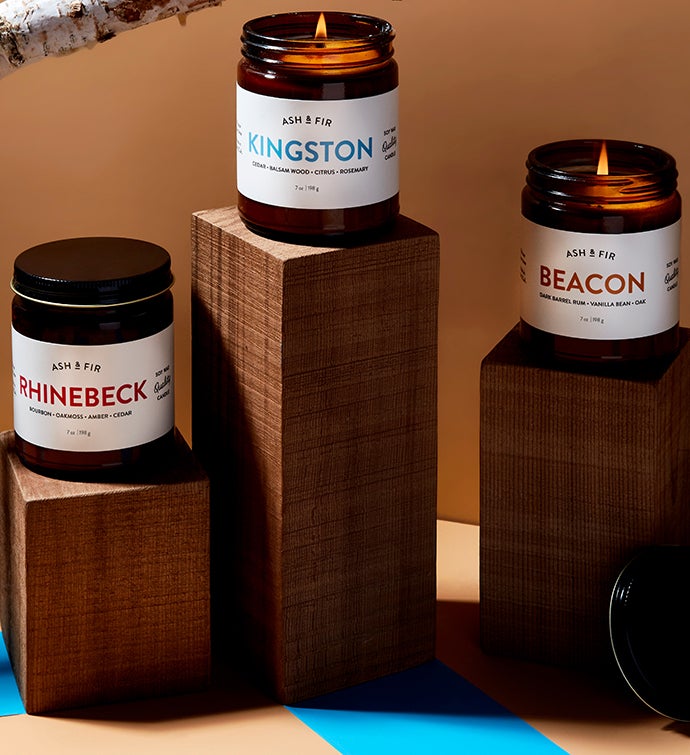 Wick Upstate Travel Candle Quad Gift Set